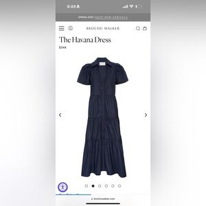 Brochu Walker Havana Dress | Navy | Large